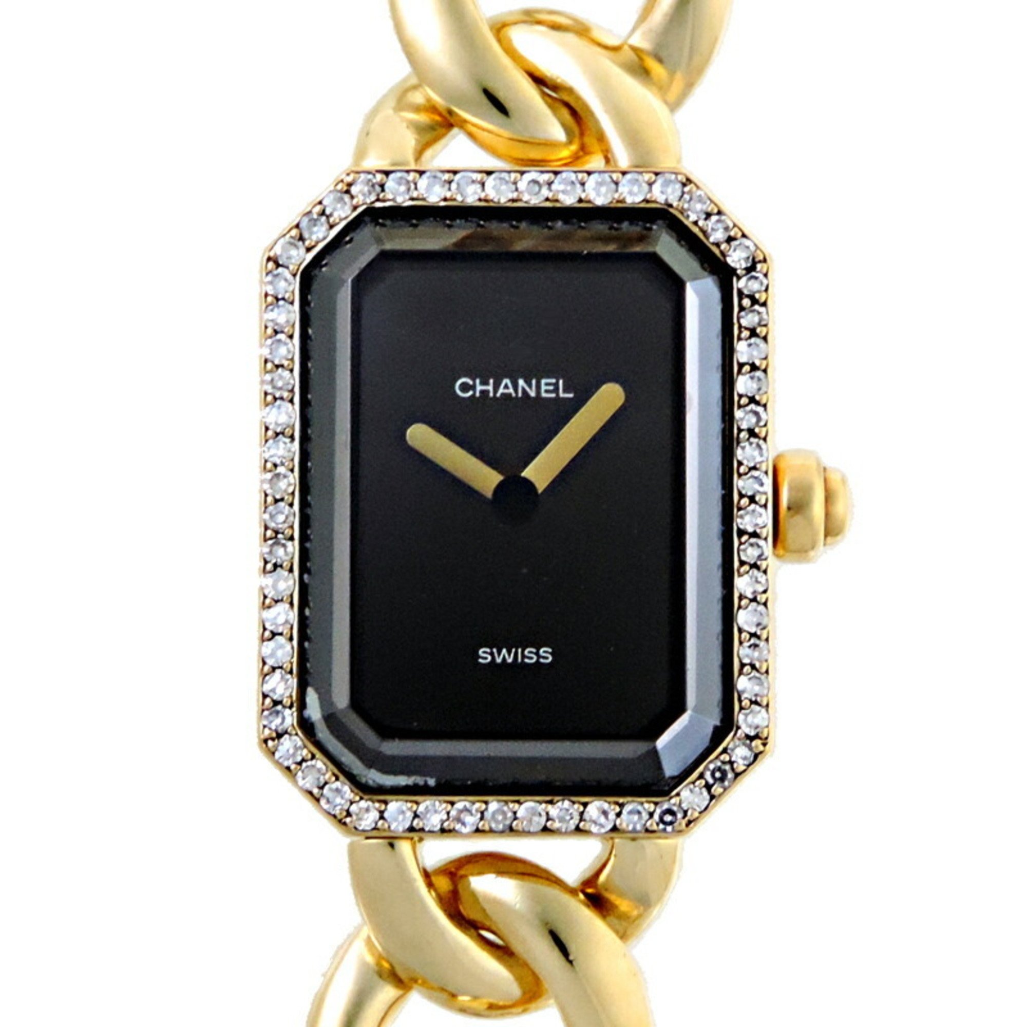 Chanel Premiere Bezel Diamond Ladies Watch H0113