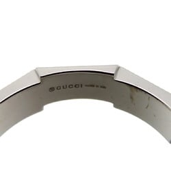 Gucci Link to Love Men's Ring, 750 White Gold, Size 19