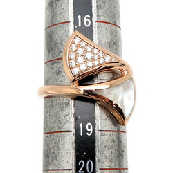 Bvlgari #58 Diva Dream Diamond Women's and Men's Ring 350729 750 Pink Gold Size 18