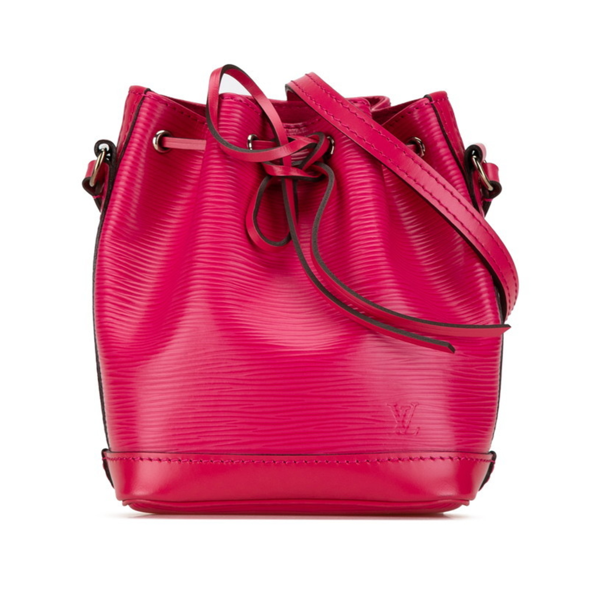 Louis Vuitton Epi Nanonoe Shoulder Bag M42573 Hot Pink Leather Women's LOUIS VUITTON