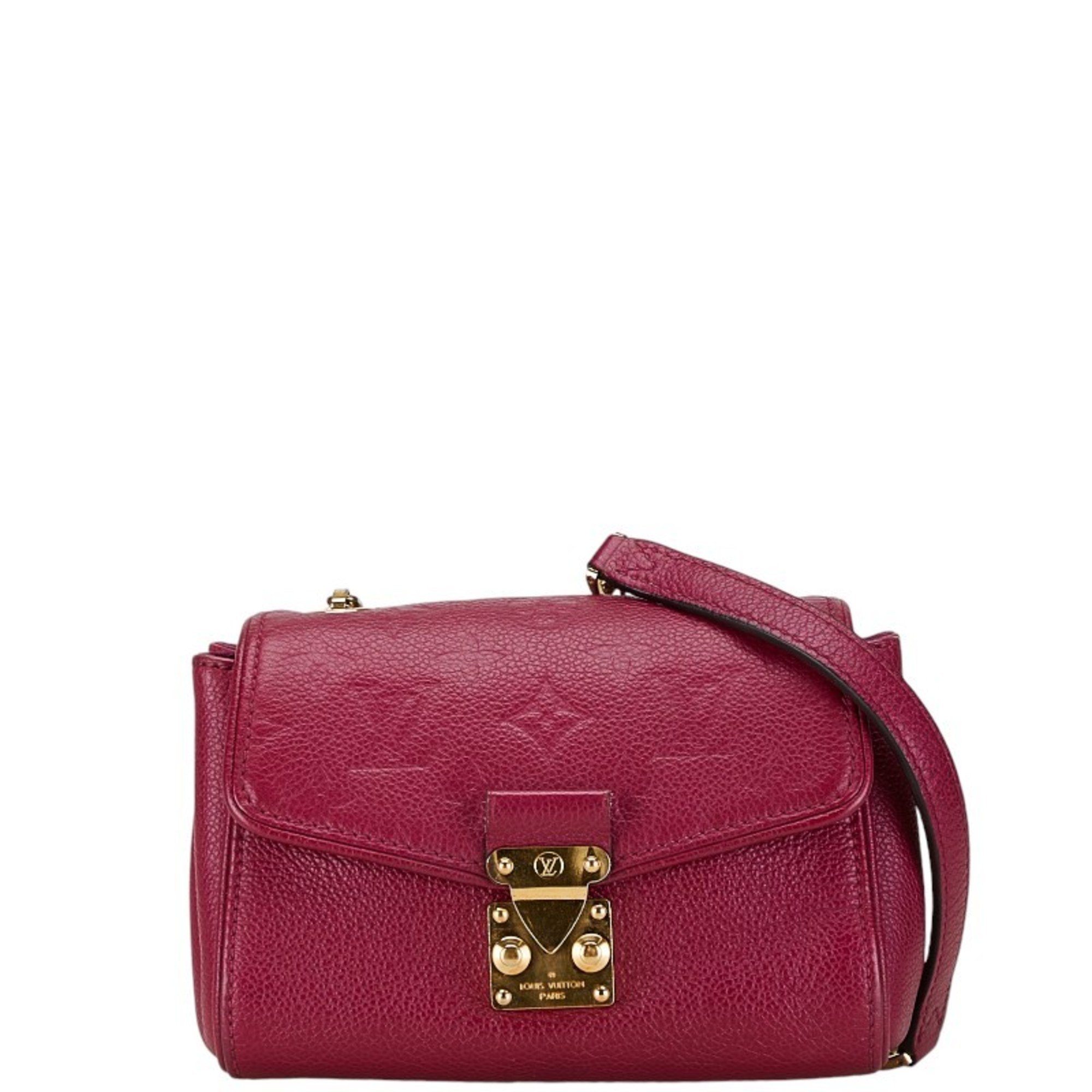 Louis Vuitton Monogram Empreinte Saint-Germain BB Chain Shoulder Bag M94555 Grape Purple Leather Women's LOUIS VUITTON