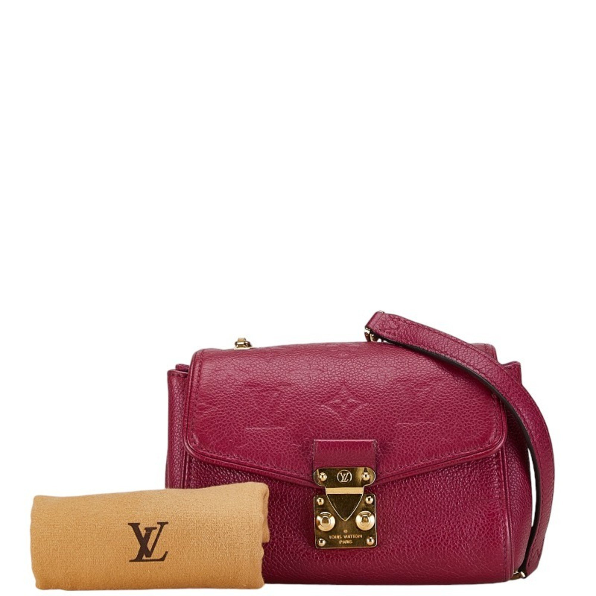 Louis Vuitton Monogram Empreinte Saint-Germain BB Chain Shoulder Bag M94555 Grape Purple Leather Women's LOUIS VUITTON