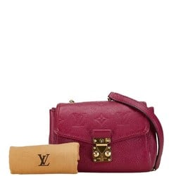 Louis Vuitton Monogram Empreinte Saint-Germain BB Chain Shoulder Bag M94555 Grape Purple Leather Women's LOUIS VUITTON