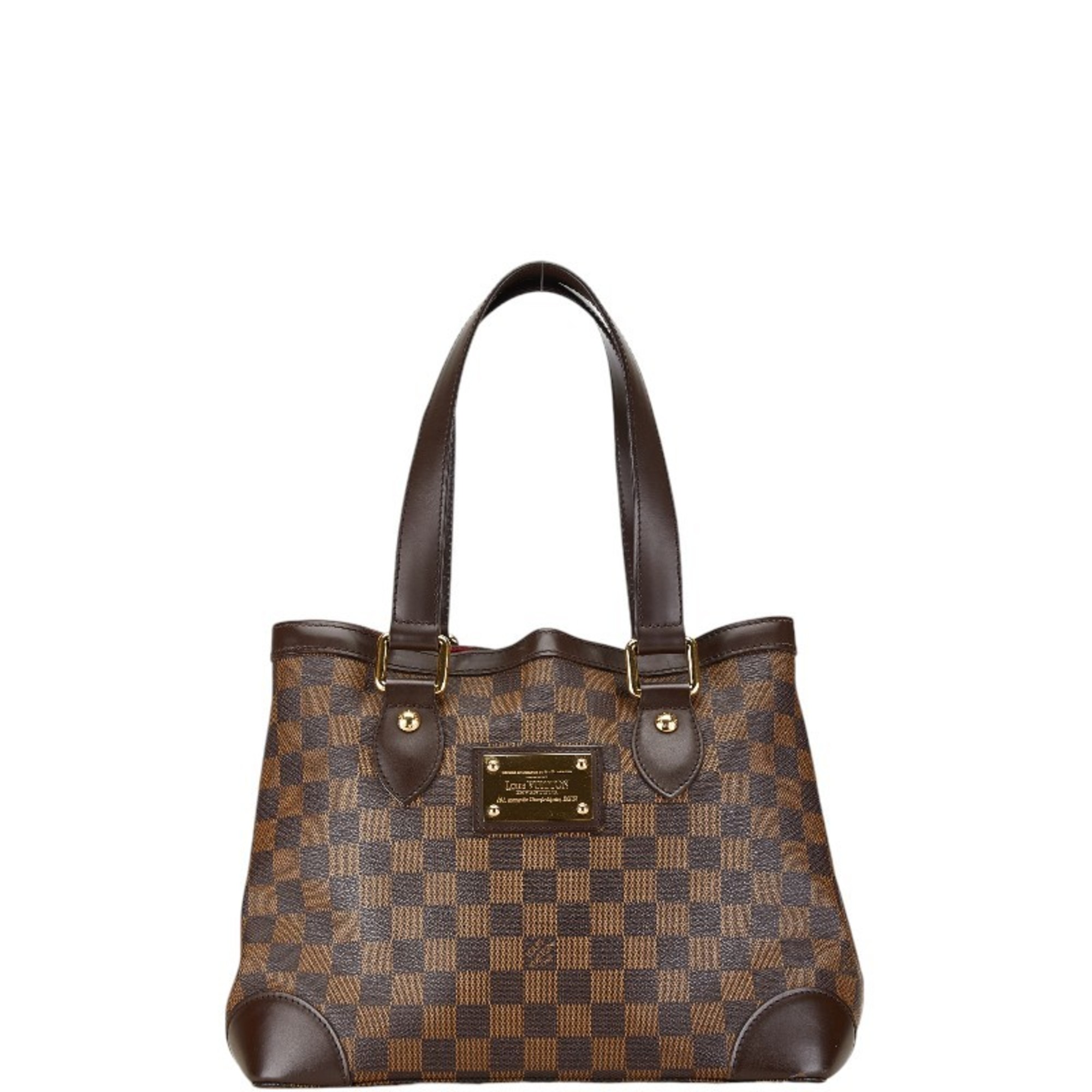 Louis Vuitton Damier Hampstead PM Tote Bag N51205 Ebene Brown PVC Leather Women's LOUIS VUITTON