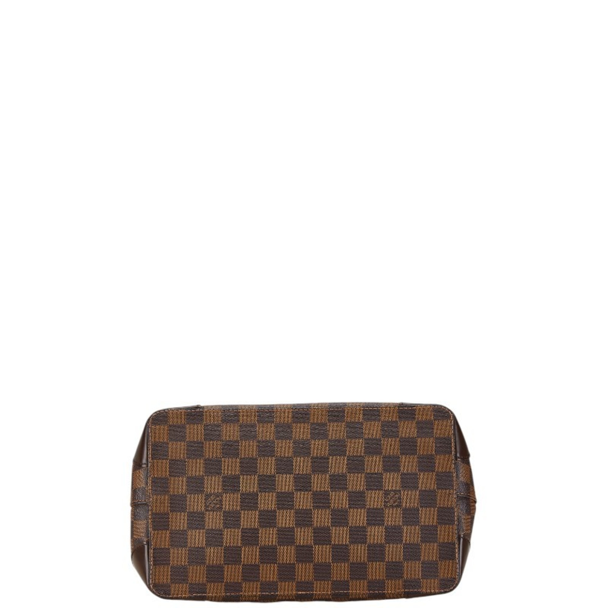 Louis Vuitton Damier Hampstead PM Tote Bag N51205 Ebene Brown PVC Leather Women's LOUIS VUITTON