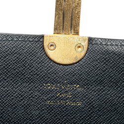 Louis Vuitton Utah Portefeuille Sarah Cuir Long Wallet M93767 Ankle Navy Leather Women's LOUIS VUITTON