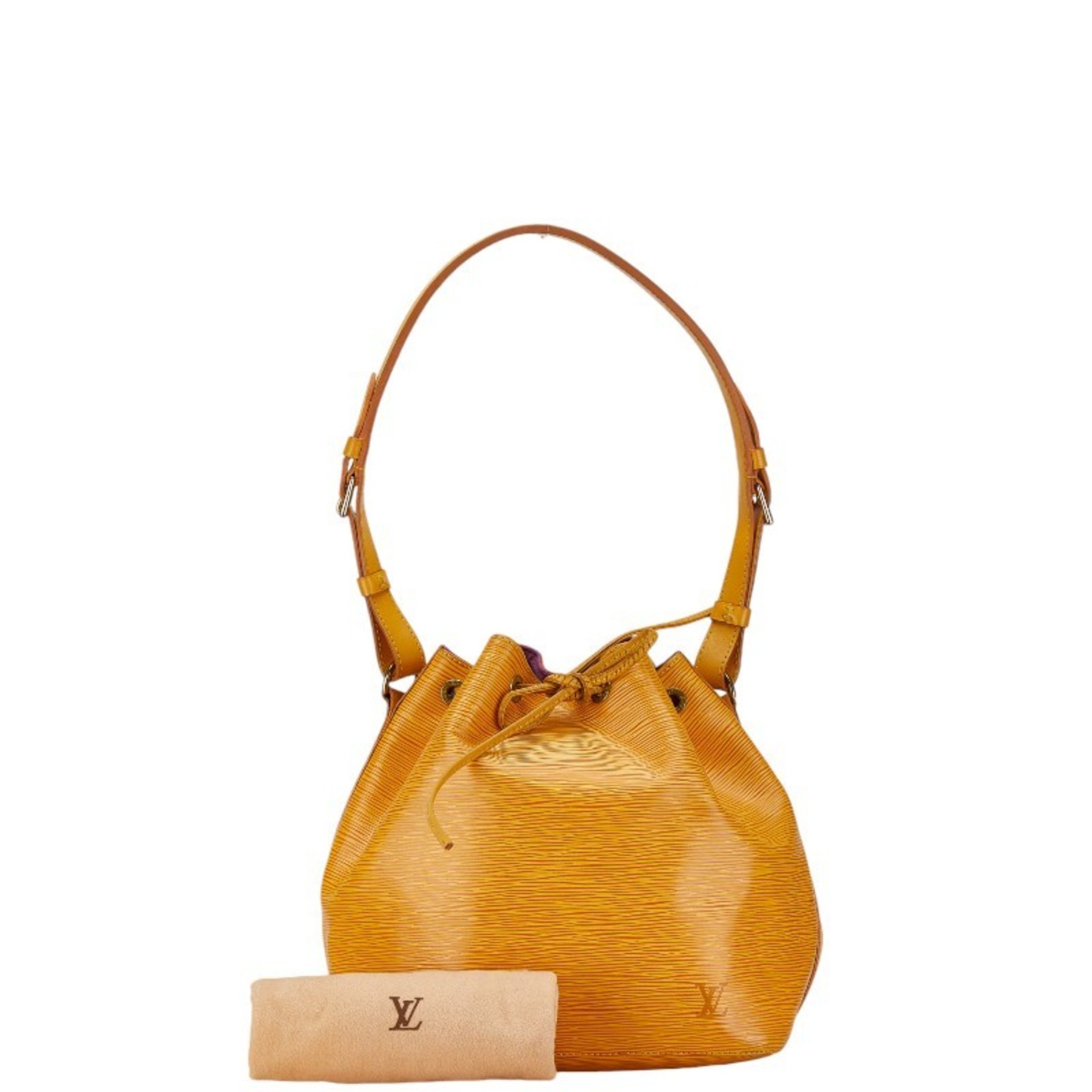 Louis Vuitton Epi Petit Noe Bag Handbag M44109 Tassili Yellow Leather Women's LOUIS VUITTON