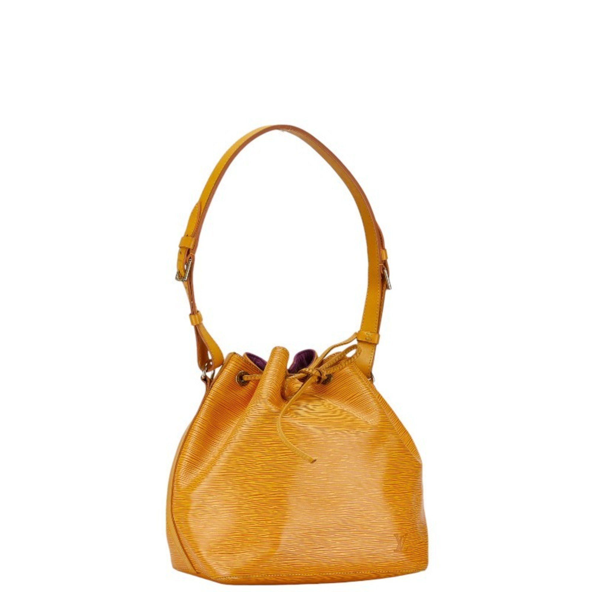 Louis Vuitton Epi Petit Noe Bag Handbag M44109 Tassili Yellow Leather Women's LOUIS VUITTON