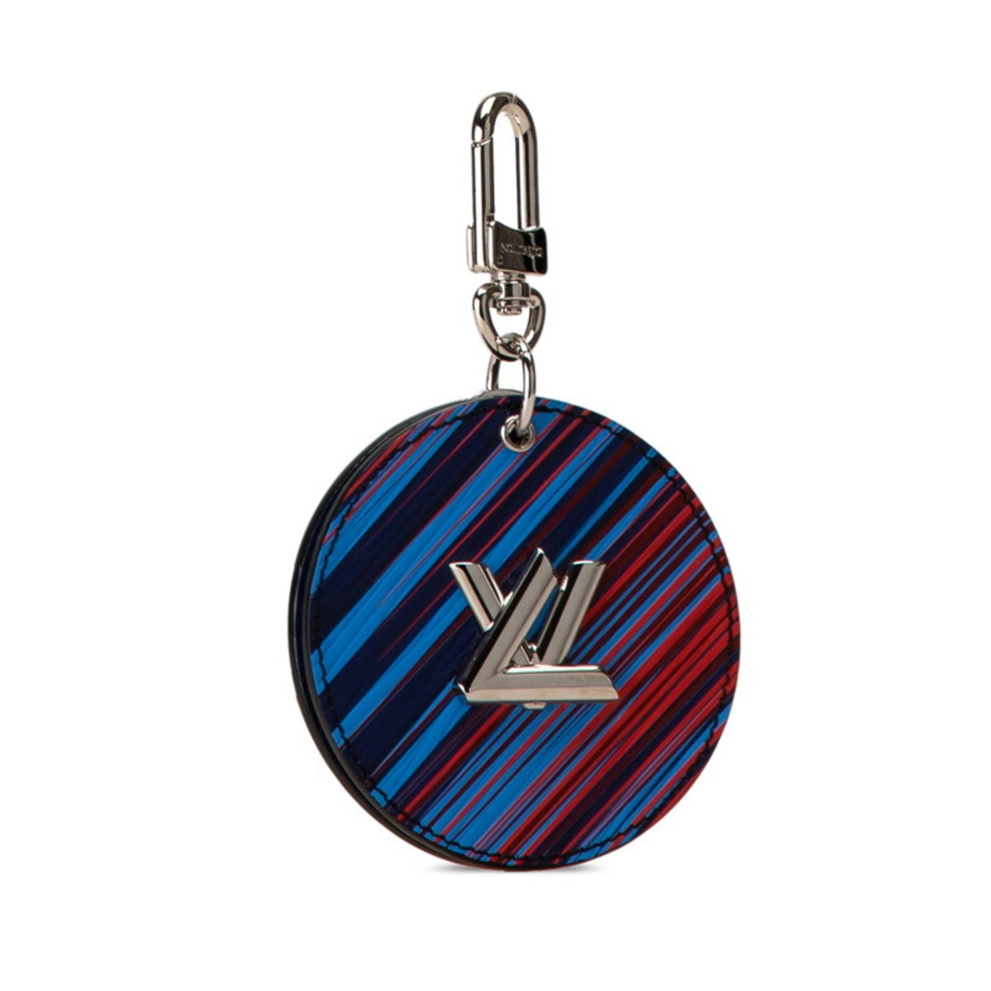 Louis Vuitton Epi Twist Mirror Bag Charm Keychain MP2024 Multicolor Navy Leather Women's LOUIS VUITTON