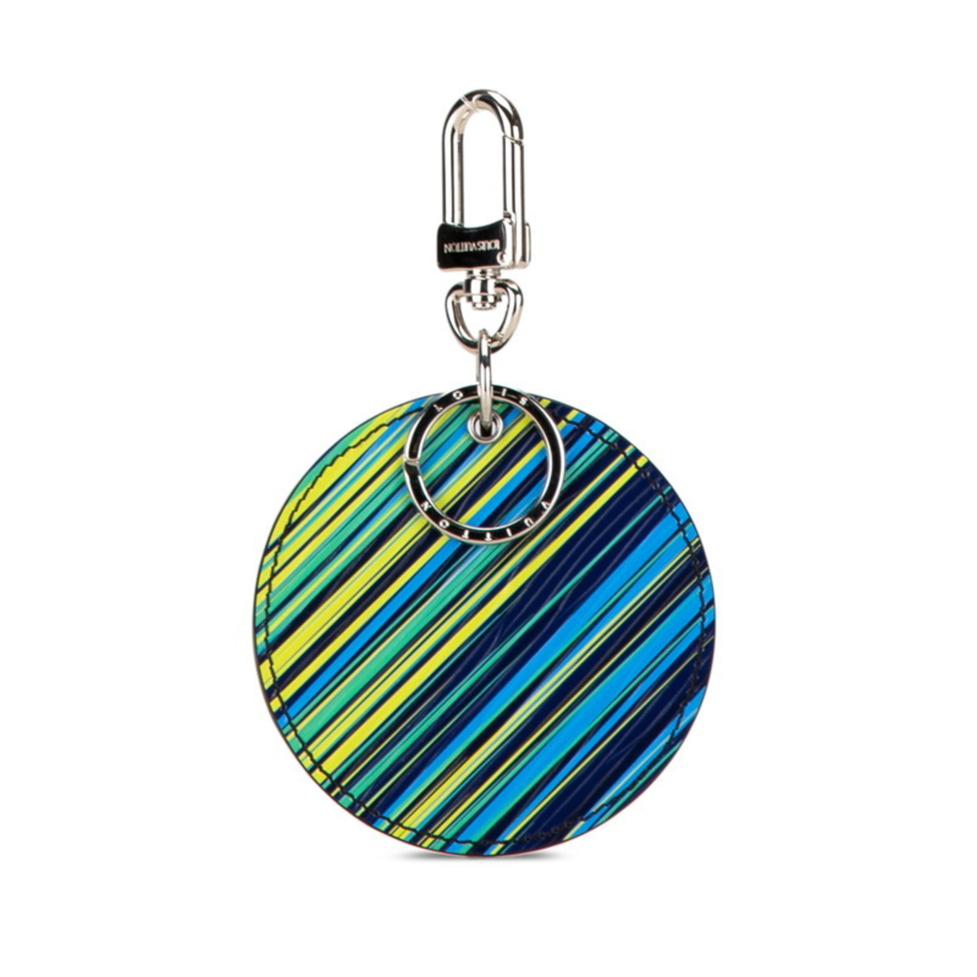 Louis Vuitton Epi Twist Mirror Bag Charm Keychain MP2024 Multicolor Navy Leather Women's LOUIS VUITTON