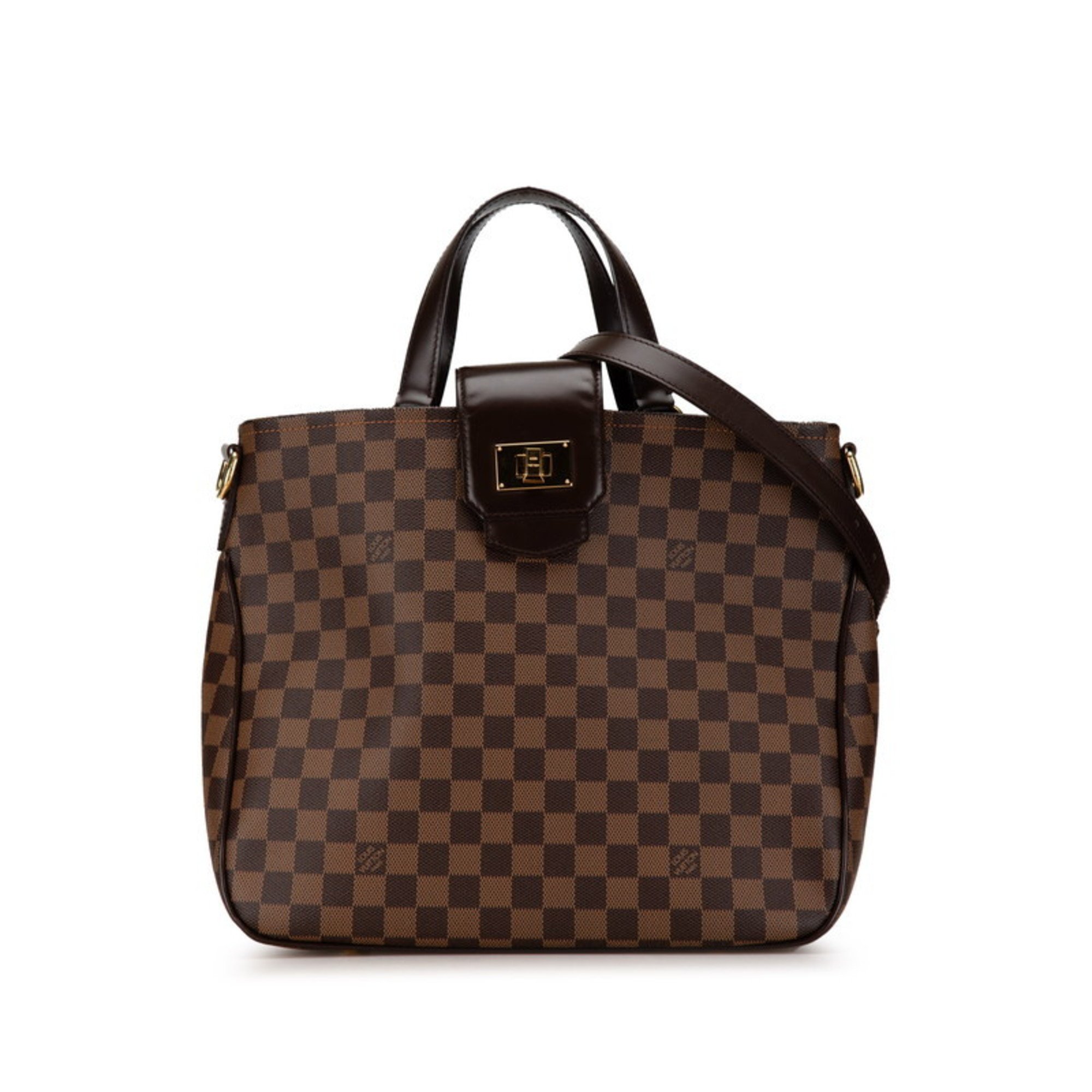 Louis Vuitton Damier Cabas Roseberry Handbag Shoulder Bag N41177 Brown PVC Leather Women's LOUIS VUITTON