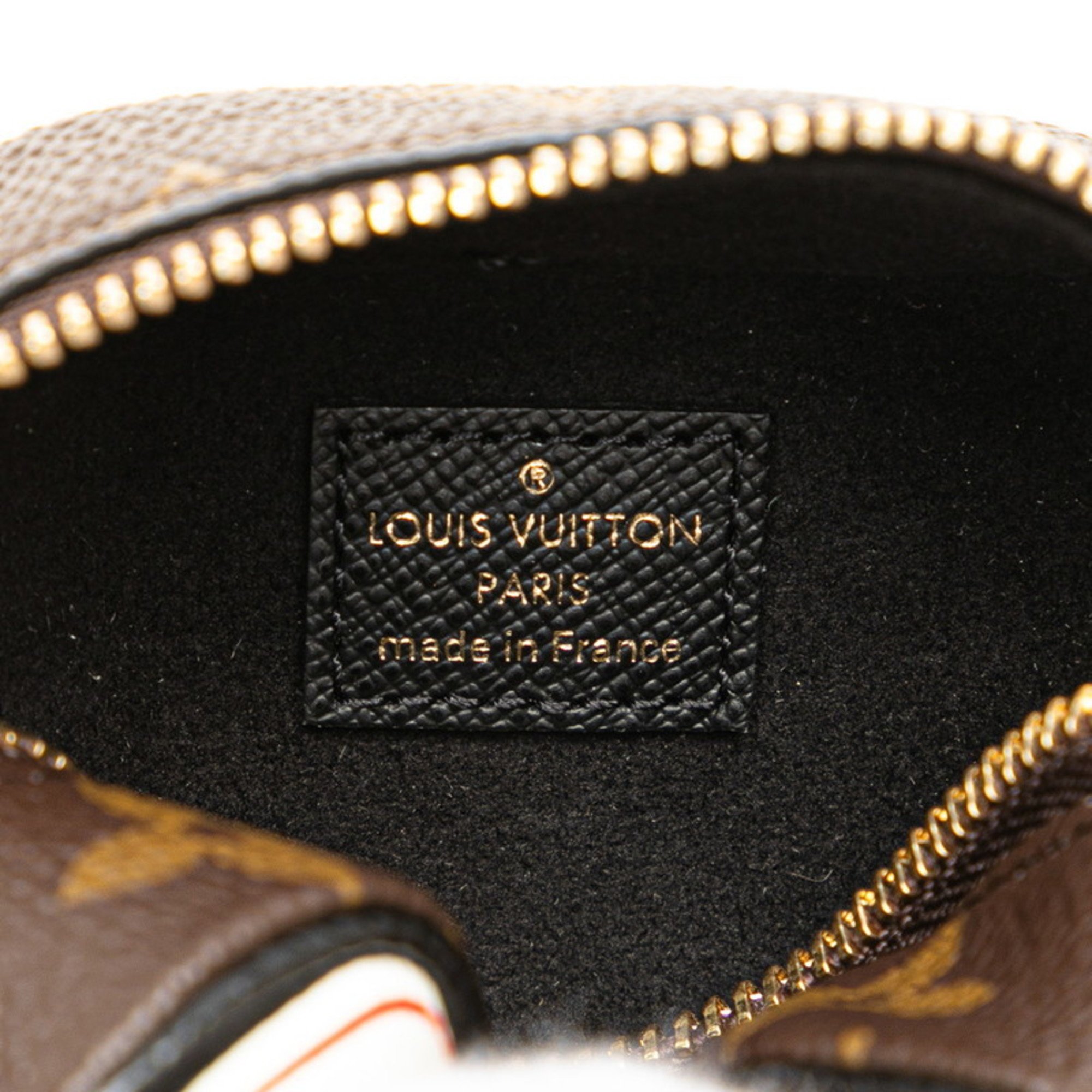 Louis Vuitton Monogram Porto Monnaie Cube Pouch M80231 Brown Multicolor PVC Leather Women's LOUIS VUITTON