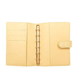 Louis Vuitton Epi Agenda PM Notebook Cover 6 Holes R2005A Vanille Leather Women's LOUIS VUITTON