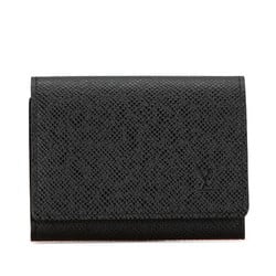 Louis Vuitton Taiga Envelope Carte de Visite Card Case M30922 Noir Black Leather Women's LOUIS VUITTON