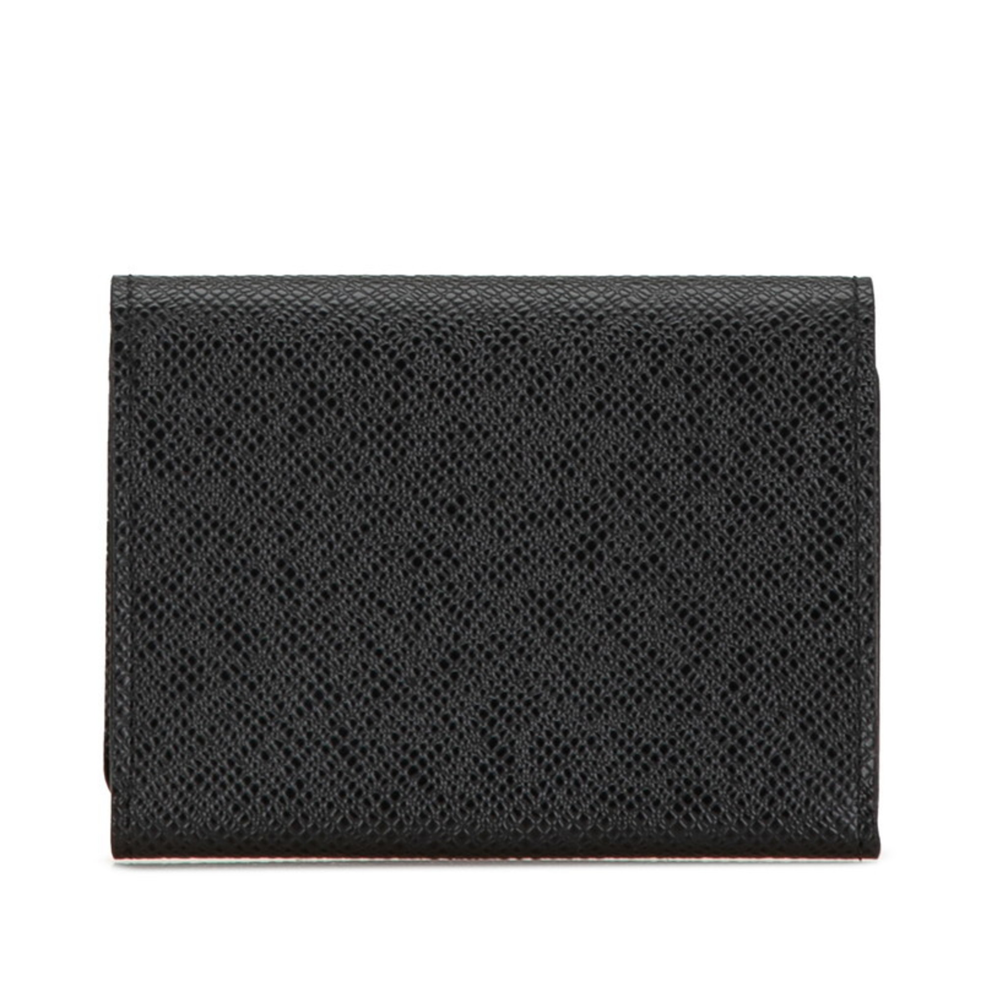 Louis Vuitton Taiga Envelope Carte de Visite Card Case M30922 Noir Black Leather Women's LOUIS VUITTON