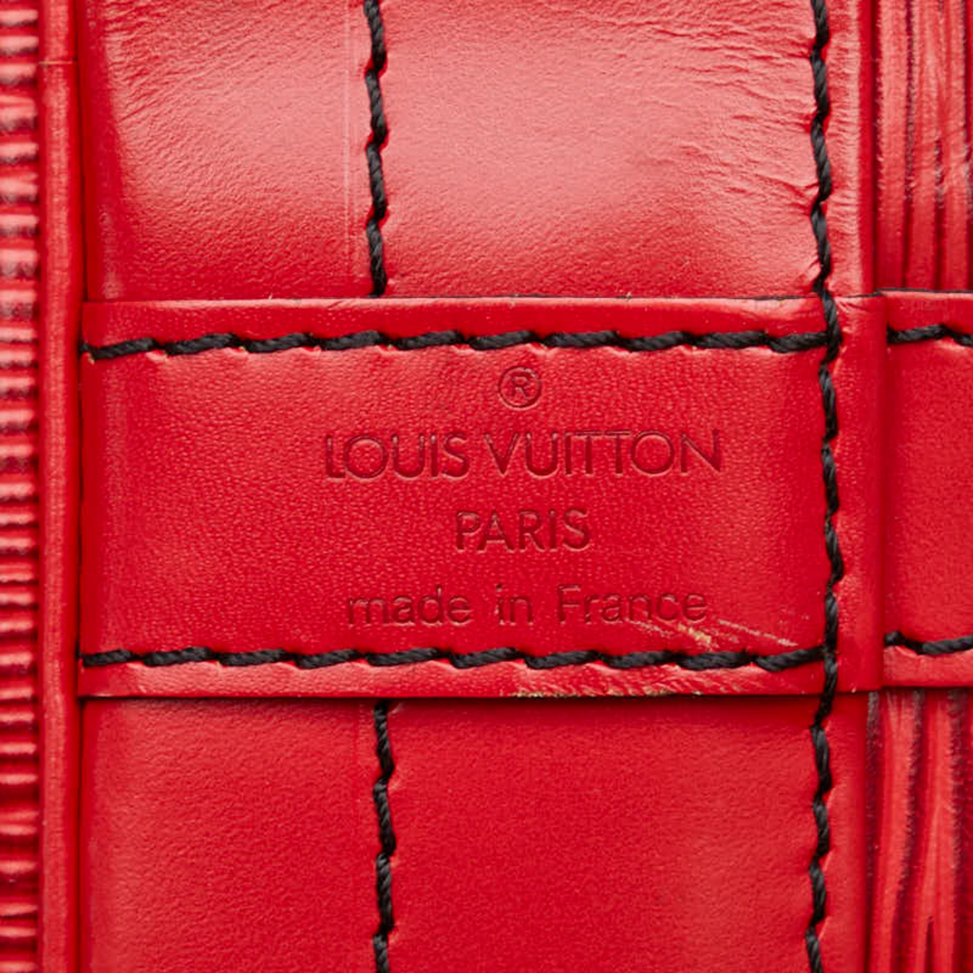 Louis Vuitton Epi Noe Shoulder Bag M44007 Castilian Red Leather Women's LOUIS VUITTON