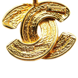 Chanel Coco Mark Matelasse Necklace Gold Plated Women's CHANEL