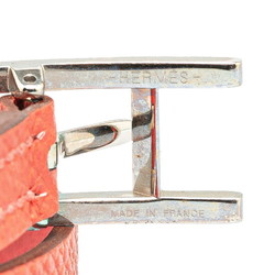 Hermes B-Api Double Tour Bracelet #M Pink Epsom Leather Women's HERMES