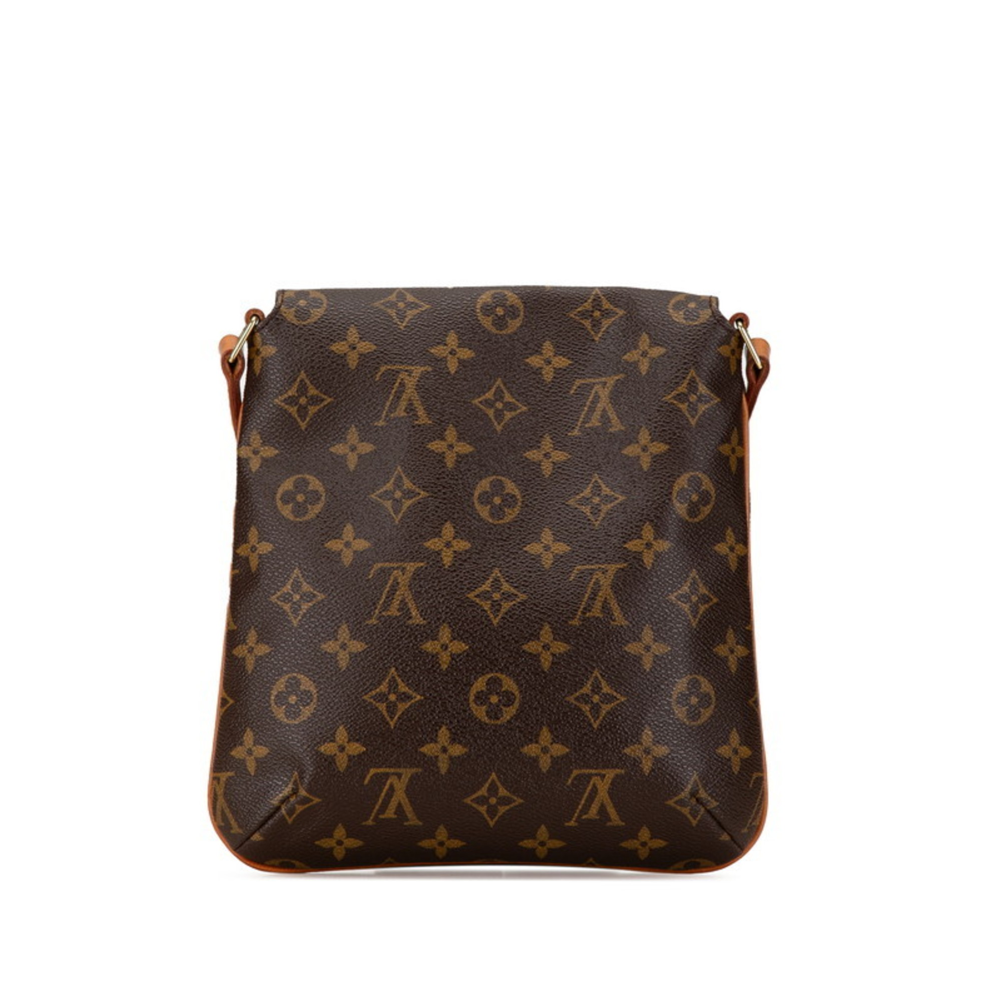 Louis Vuitton Monogram Musette Salsa Short Shoulder Bag M51258 Brown PVC Leather Women's LOUIS VUITTON