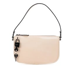 LOEWE Pouch Handbag Ivory White Leather Women's