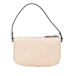 LOEWE Pouch Handbag Ivory White Leather Women's