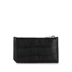 Saint Laurent Fragment Coin Case Card Black Leather Women's SAINT LAURENT