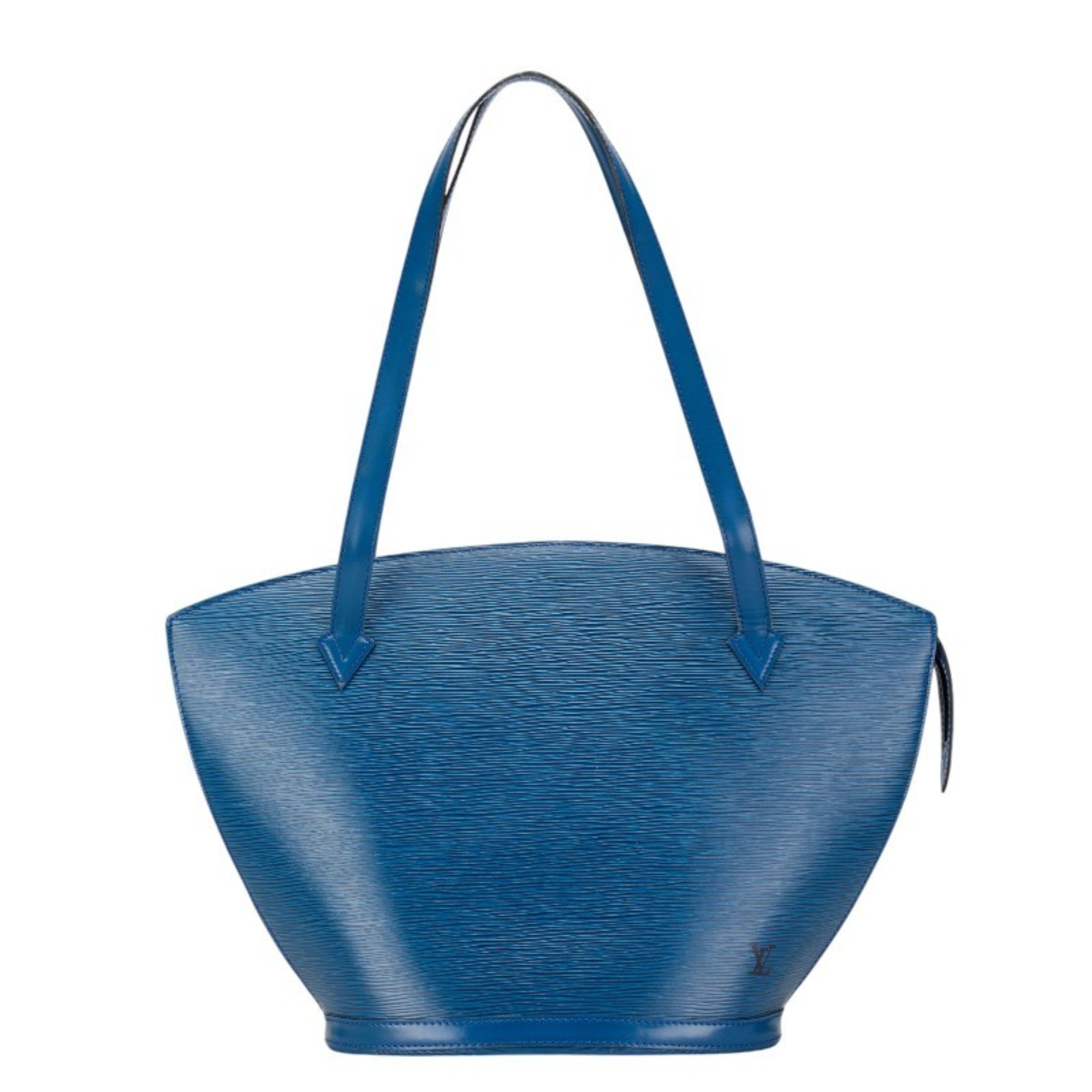 Louis Vuitton Epi Saint Jacques Tote Bag Shoulder M52265 Toledo Blue Leather Women's LOUIS VUITTON