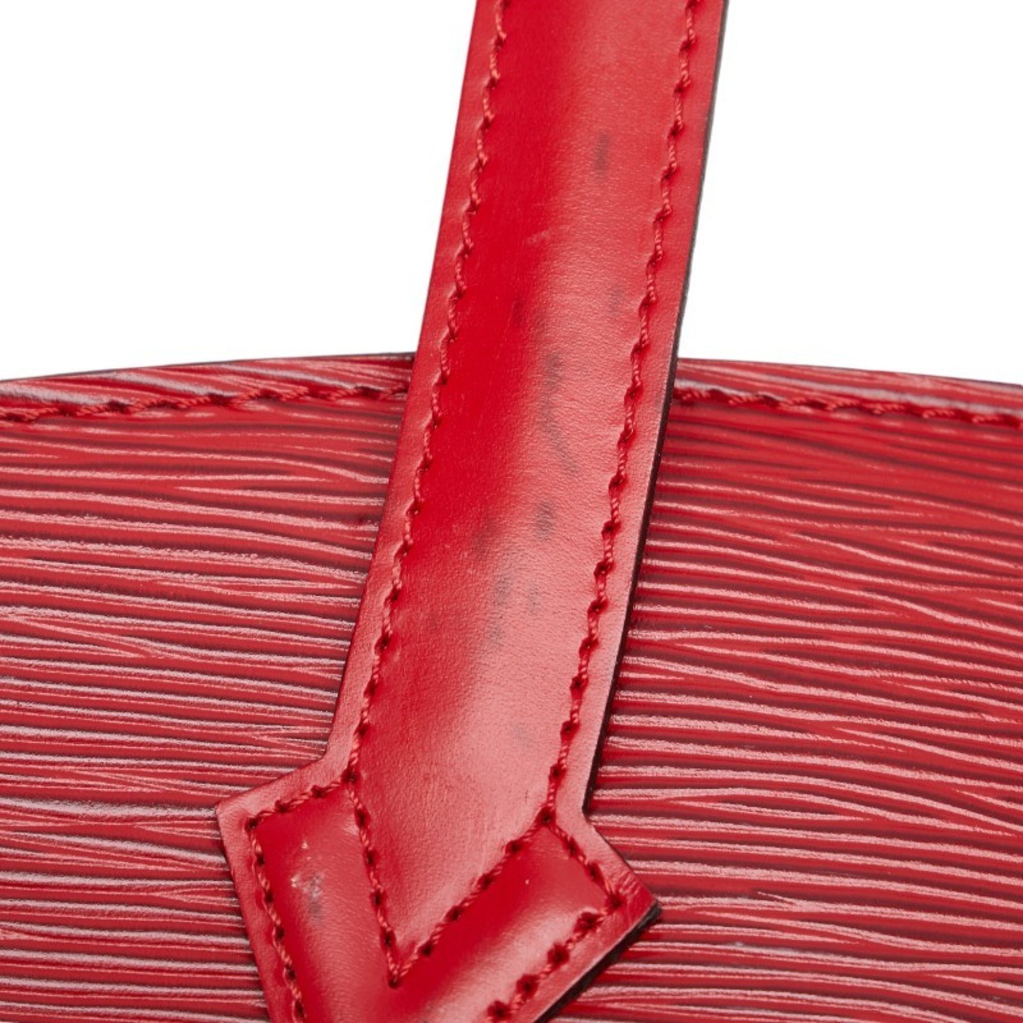 Louis Vuitton Epi Saint Jacques Handbag M52277 Castilian Red Leather Women's LOUIS VUITTON