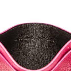 Saint Laurent YSL Card Case Pink Leather SAINT LAURENT