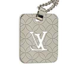 Louis Vuitton Pendant Champs Elysees PM Necklace M65452 Silver Metal Women's LOUIS VUITTON