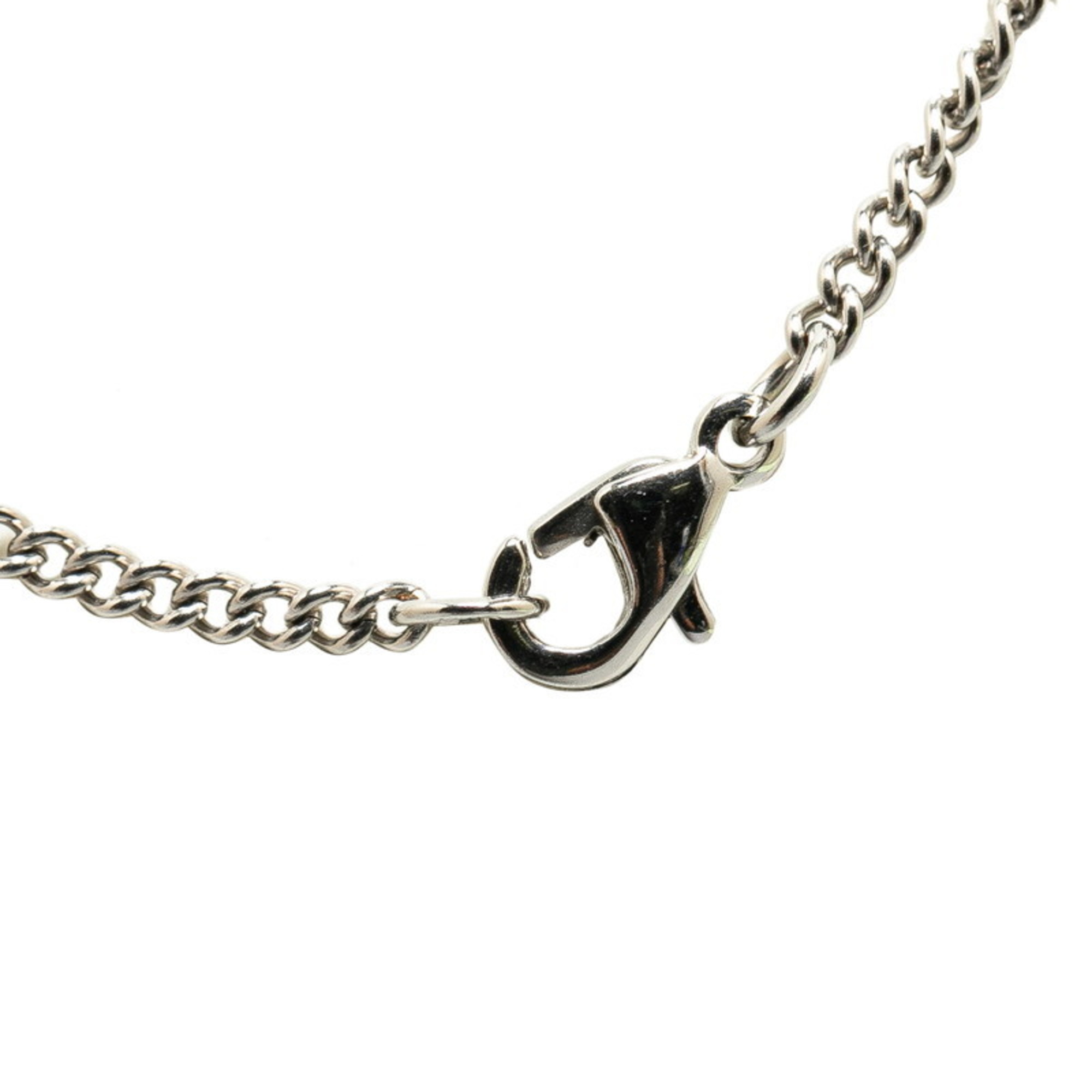 Louis Vuitton Pendant Champs Elysees PM Necklace M65452 Silver Metal Women's LOUIS VUITTON