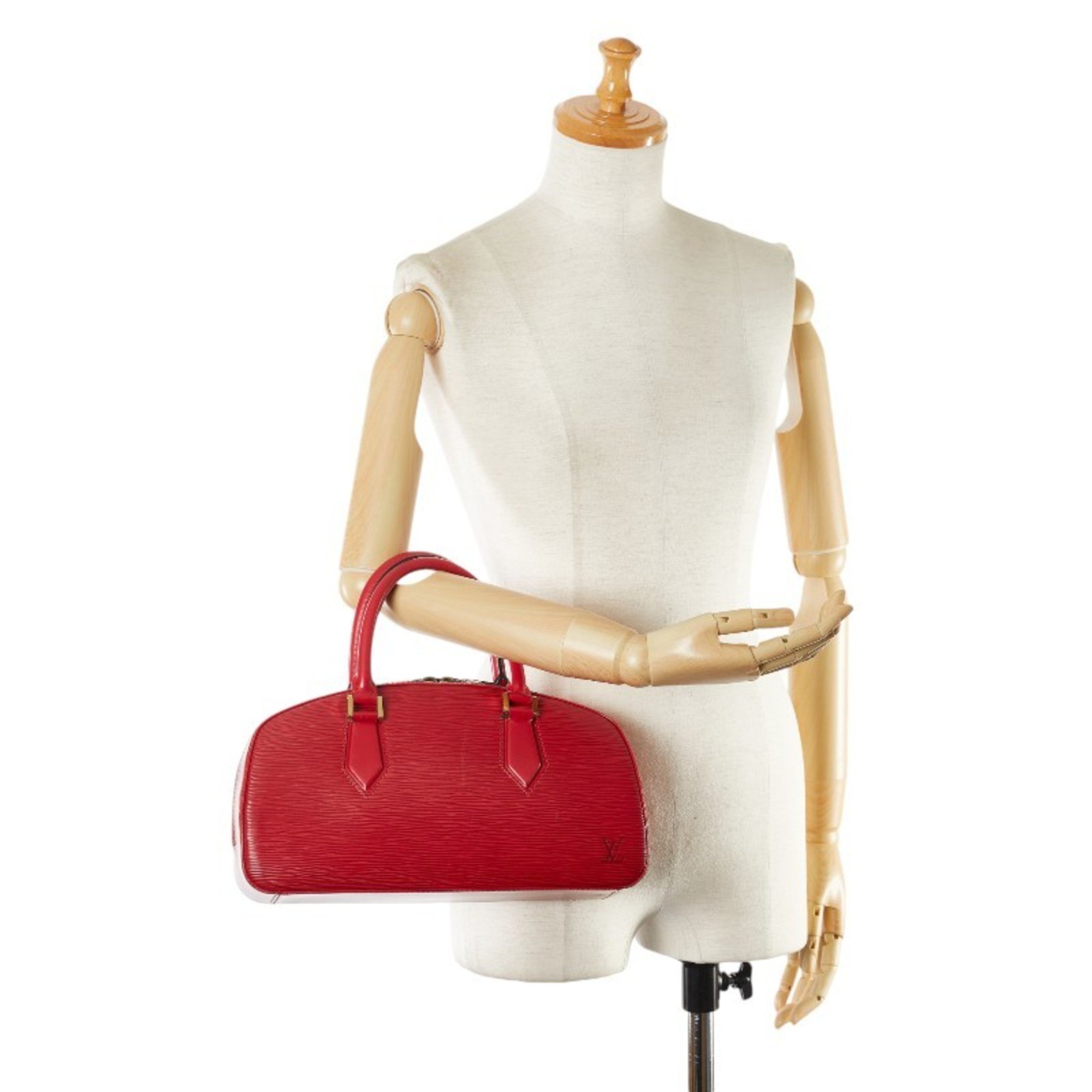 Louis Vuitton Epi Jasmine Handbag M52087 Castilian Red Leather Women's LOUIS VUITTON