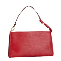 Louis Vuitton Epi Pochette Accessory Pouch Handbag M52947 Castilian Red Leather Women's LOUIS VUITTON