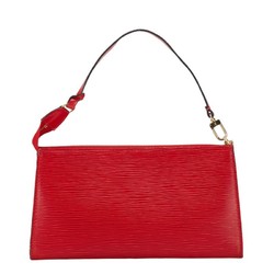 Louis Vuitton Epi Pochette Accessory Pouch Handbag M52947 Castilian Red Leather Women's LOUIS VUITTON