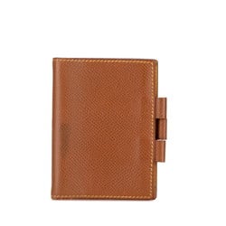 Hermes Agenda Planner Cover Brown Epsom Leather Women's HERMES