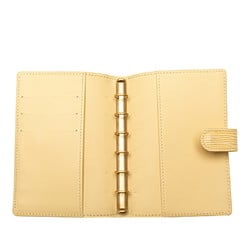 Louis Vuitton Epi Agenda PM Notebook Cover R2005A Vanille Beige Leather Women's LOUIS VUITTON