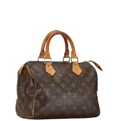 Louis Vuitton Monogram Speedy 25 Boston Bag Handbag M41528 Brown PVC Leather Women's LOUIS VUITTON