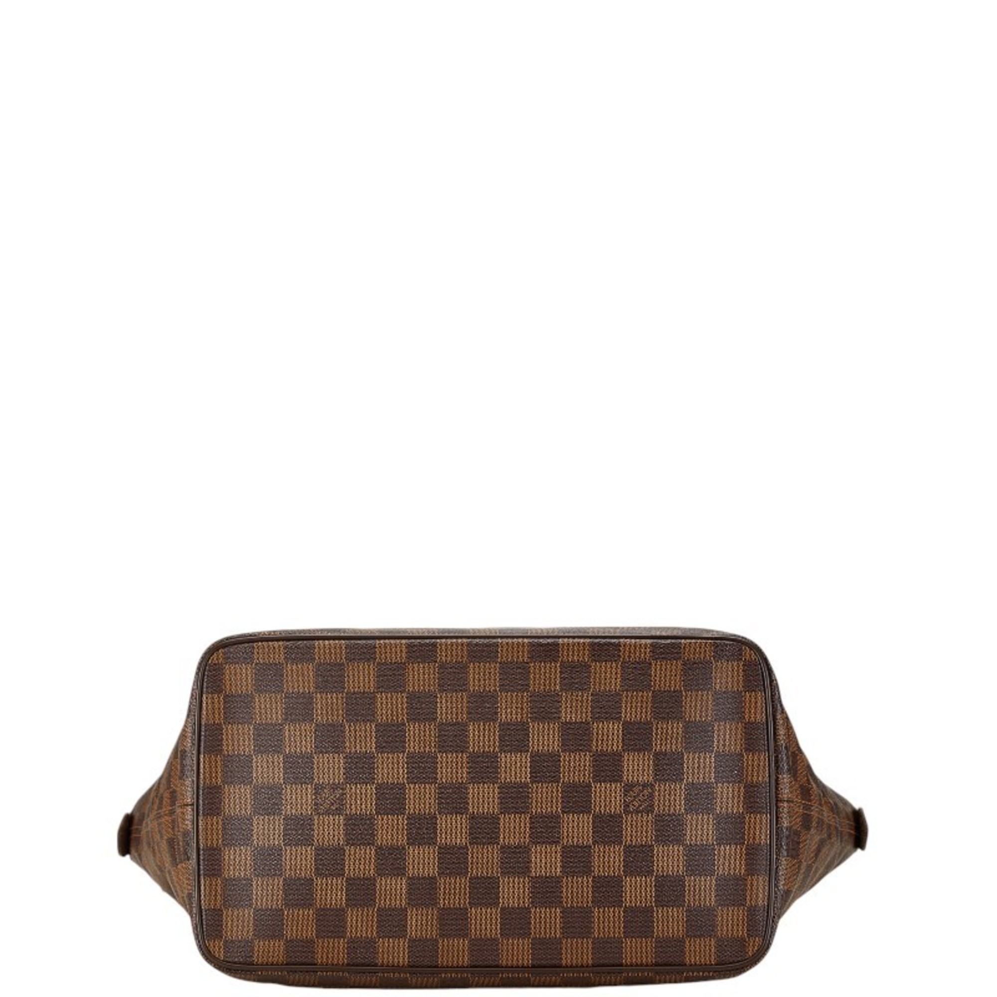 Louis Vuitton Damier Saleya MM Handbag Tote Bag N51182 Brown PVC Leather Women's LOUIS VUITTON