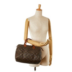 Louis Vuitton Monogram Speedy 30 Handbag M41526 Brown PVC Leather Women's LOUIS VUITTON