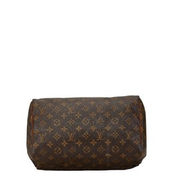 Louis Vuitton Monogram Speedy 30 Handbag M41526 Brown PVC Leather Women's LOUIS VUITTON