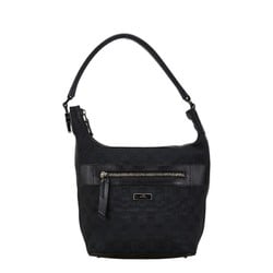 Gucci GG Canvas Bag 001 4299 Black Leather Women's GUCCI