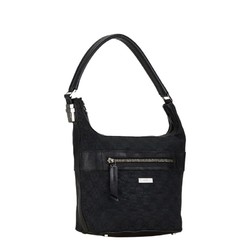 Gucci GG Canvas Bag 001 4299 Black Leather Women's GUCCI