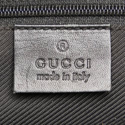 Gucci GG Canvas Bag 001 4299 Black Leather Women's GUCCI