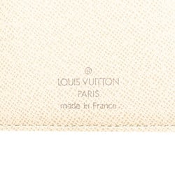 Louis Vuitton Damier Azur Portefeuille Viennois Bi-fold Wallet N61676 White PVC Leather Women's LOUIS VUITTON