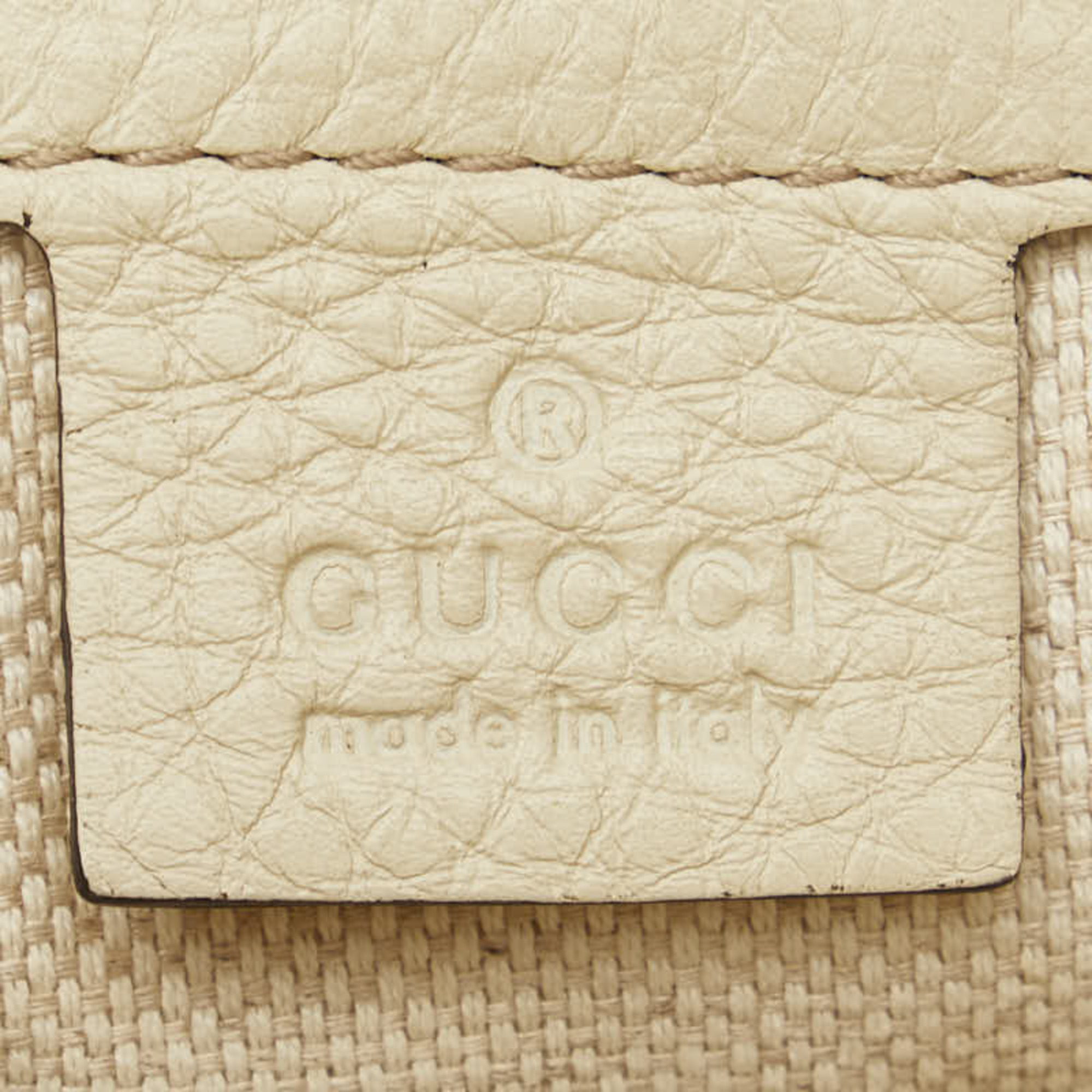 Gucci Soho Handbag Shoulder Bag 369176 Off-White Leather Women's GUCCI