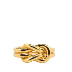 Hermes Atame Scarf Ring Gold Plated Women's HERMES