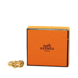 Hermes Atame Scarf Ring Gold Plated Women's HERMES