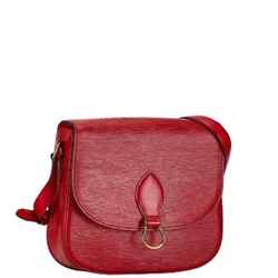 Louis Vuitton Epi Saint-Cloud Shoulder Bag M52197 Castilian Red Leather Women's LOUIS VUITTON