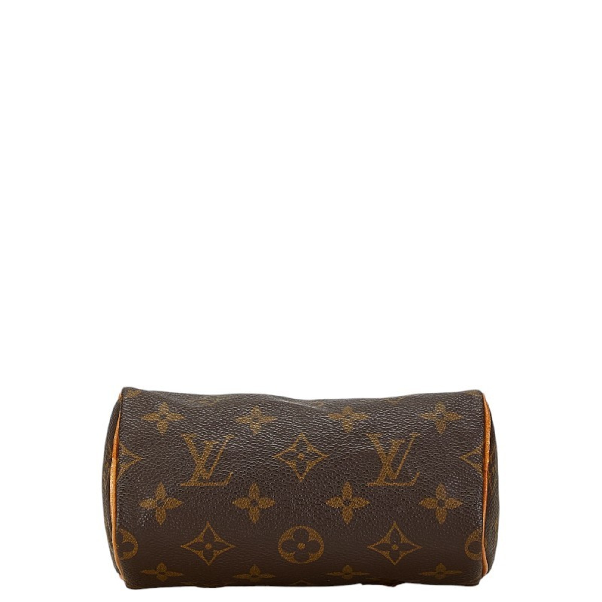 Louis Vuitton Monogram Speedy Handbag Shoulder Bag M41534 Brown PVC Leather Women's LOUIS VUITTON