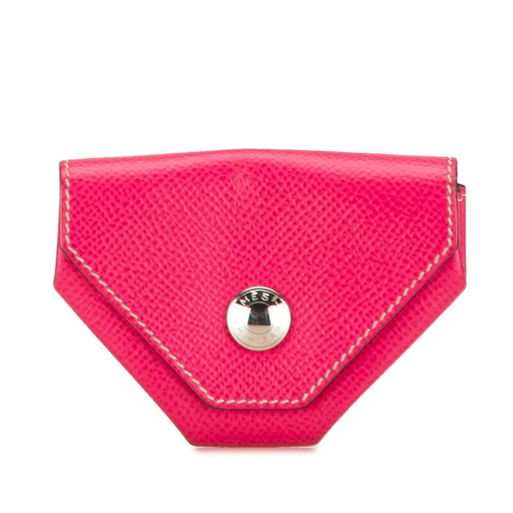 Hermes Levan Quatre Coin Case, Purse, Pink, Epsom Leather, Women's, HERMES